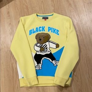 Retro crew neck black pike